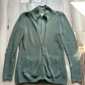 LL Bean Zip-Up Cardigan Sweater